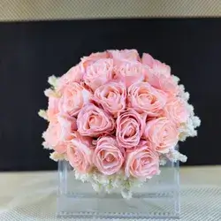 Pink Roses Hand bouquet 