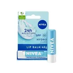 NIVEA lip balm 24hr moisture hydro care spf15