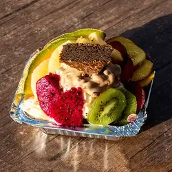 Fruit Salad with Kinder