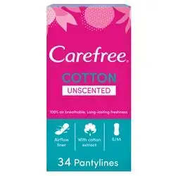 Carefree Cotton Unscented S/m X34