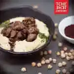 Meat With Hummus