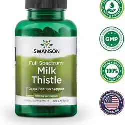 Swanson Full Spectrum Milk Thistle 500 mg 100 Caps