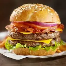 Double Cheese Meat Burger