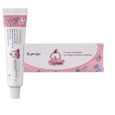 Tasneen Gel to Relieve Teething Pain 15g _ Pharma International