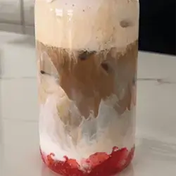 Strawberry Iced Latte