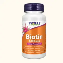 Biotin 5,000 mcg Veg Capsules
