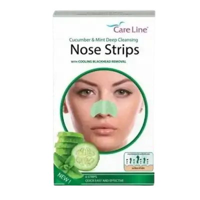 Nose Strips Cucumber & Mint Deep Cleansing 6 Strips _ Care Line