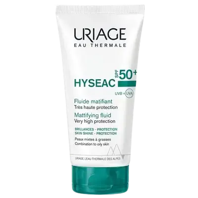 HYSEAC Mattifying Fluid SPF50+ Very High Protection Moisturizes 50ml _ URIAGE