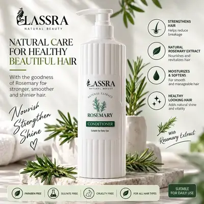 LASSRA Natural Beauty Rosemary Conditioner — Rosemary Extract