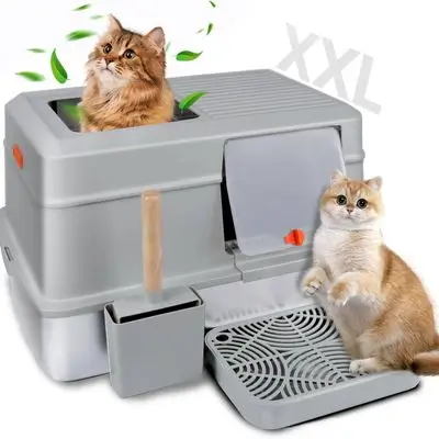 Covered Steel Litterbox 60cm
