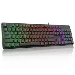 Redragon K521 RGB Wired Membrane Gaming Keyboard – Black