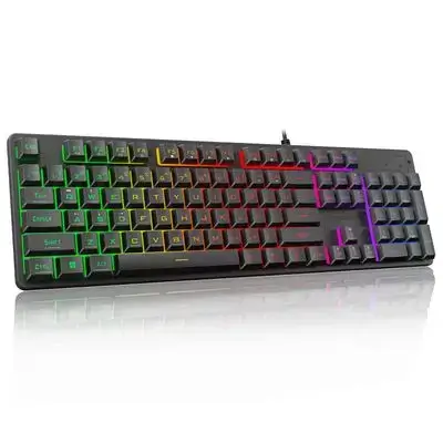 Redragon K521 RGB Wired Membrane Gaming Keyboard – Black