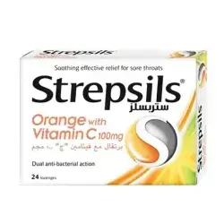 Strepsils orange with vitamin C -24 lozenges
