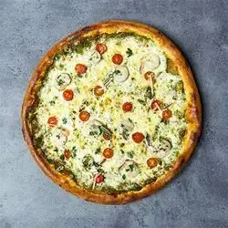 Shrimp Pesto Pizza