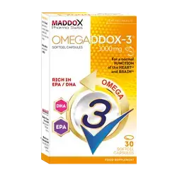 Omegaddox (Omega 3 + Vitamin E ) 30 Capsules 