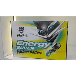This Pack Of Flycat Super Energy AA Carbon Batteries Features