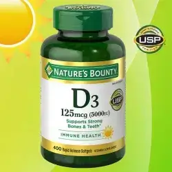 natures boundt vit d 5000- 100soft gels- made in US -rapid relief
