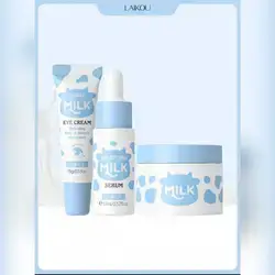 1 Set LAIKOU Milk Brightening & Moisturizing Skincare Set