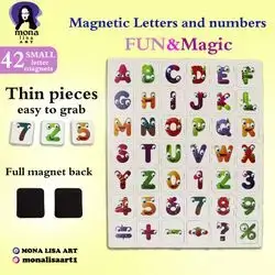 Magnetic Letters and Numbers