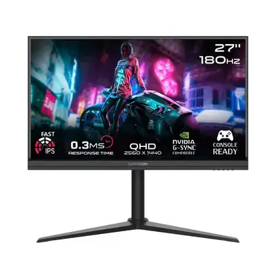 GAMEON GOM27QHD180IPS Midnight Pro X 27" QHD 180Hz Fast IPS Gaming Monitor