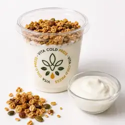 Granola with honey and nuts