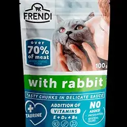 Wet Food for Cats With Rabbit Flavor