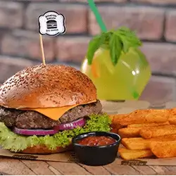 Albanian Spicy Burger