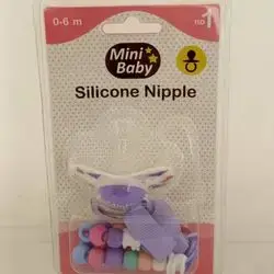 Mini Baby silicone nipple no1 ( 0_6)m