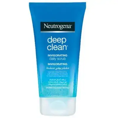 Neutrogena® Deep Clean® Invigorating Face Scrub150 ml//مقشّر نيوتروجينا ديب كلين المنشّط للوجه