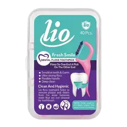 Dental Floss Toothpick 40 Pcs _ Lio