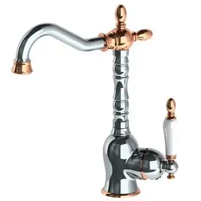 Metal 180-K-R Retro Monoblock Wash Basin Faucet