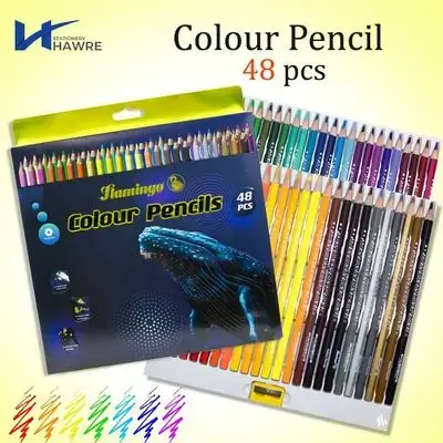 Soft Colour Pencils 48colour-flamingo