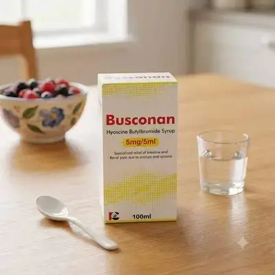 Busconan Hyoscine Butylbromide Syrup 5mg/5ml (100ml)