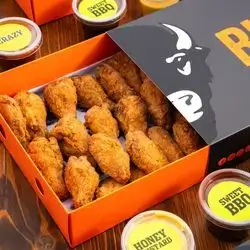 Breaded Wings 40 Pieces Served With 4 Sauces