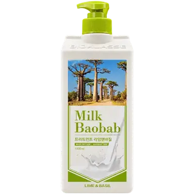 Milk Baobab Treatment Lime & Basil 1000ml _ BIOKLASSE