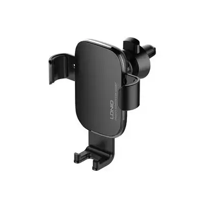 LDNIO Gravity Lock Car Holder Auto Release - Black