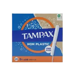 TAMPAX Non Plastic Tampons With Applicator SUPER PLUS 20Pcs _ Procter & Gamble