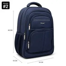 Flamingo Leather Backpack – Model #2, 4 Zippers