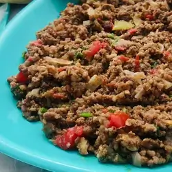 One Bowl Of Local Minced Meat