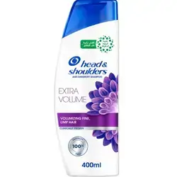 Head & Shoulders Extra Volume Anti Dandruff Shampoo Volumizes Fine And Limp Hair 400ml