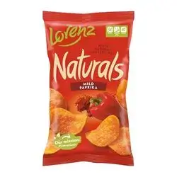 Lorenz Natural Mild Paprika Crisps 100 Gm