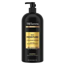 TRESemmé Rich Moisture Hydrating Shampoo with Pump for Dry Hair Formulated With Pro Style Technology 1.15L