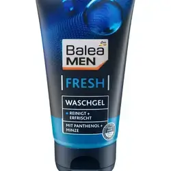 Face wash gel for men, cleanses and refreshes men's skin with nourishing panthenol and refreshing mint, for all skin types, 150 ml