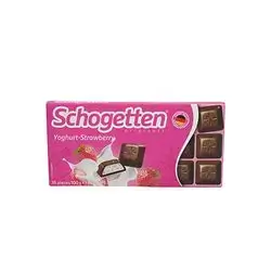 Schogetten Yoghurt Strawberry Tablet 100 Gm