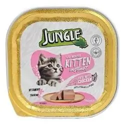 Jungle Kitten Wet Cat Food Pate - Chicken