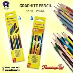 HB Pencil-flamingo