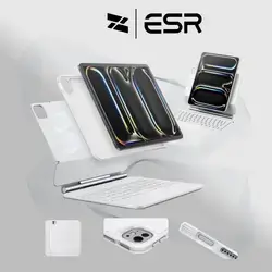 ESR Magnetic Keyboard Case 360 Rebound Series for iPad Pro 11- White