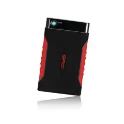 SILICON POWER Portable HDD USB 3.2 Gen 1 Armor - A15 2TB Black / Red Moq-36