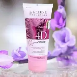 Eveline White Prestige 4D Whitening Facial Wash Gel - 200Ml