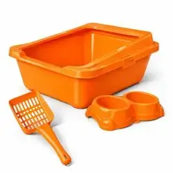 Open Litterbox & Bowl 48cm